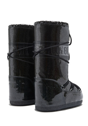 detail Moon Boot Icon Glitter, 001 Black