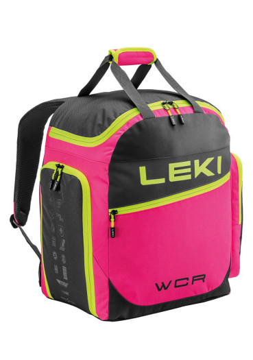 detail Leki Skiboot Bag WCR / 60L, neon pink-black-neonyellow, 50 x 40 x 30 cm