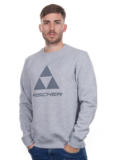 detail Fischer ESSENTIALS ROUNDNECK Grey Melange