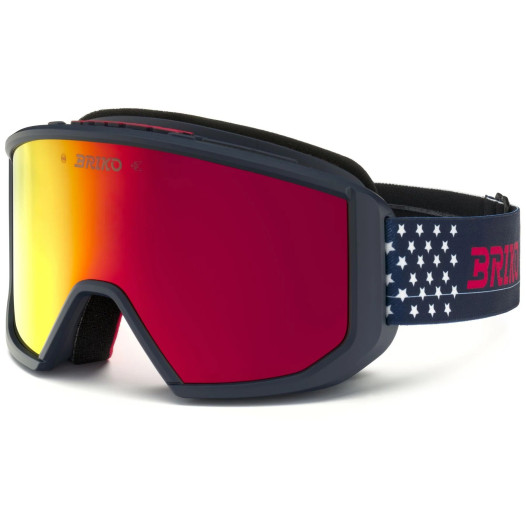 detail Briko Vulcano Mask USA-Tangaroa Blue Red-Rm3-Brýle