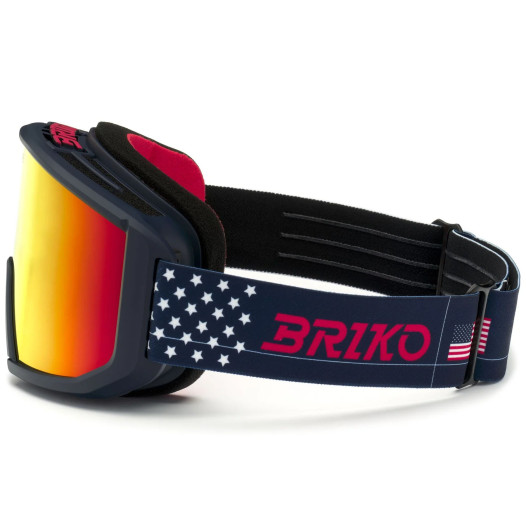 detail Briko Vulcano Mask USA-Tangaroa Blue Red-Rm3-Brýle