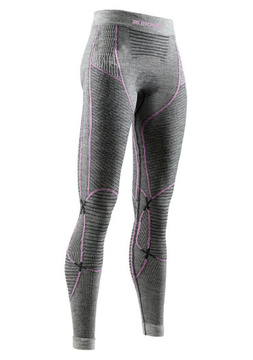 detail X-BIONIC® Merino Pants Wmn B343 – Black/Grey/Magnolia