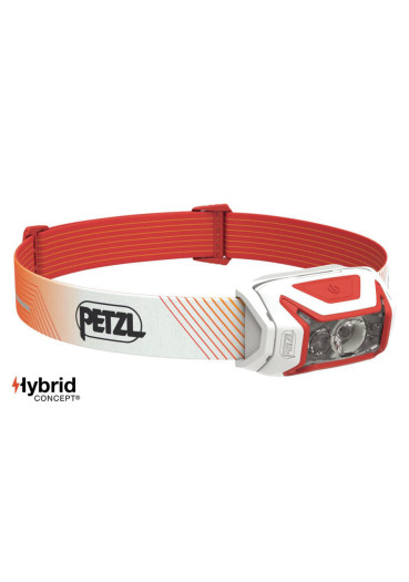 detail Headlamp Petzl Actik Core 2023 red