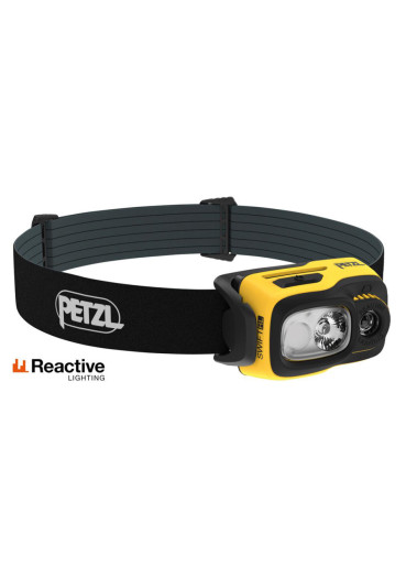 detail Petzl Swift RL PRO 2023 svítilna černožlutá
