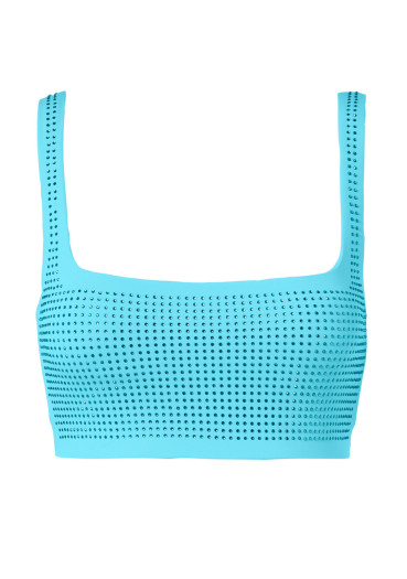 detail Goldbergh Crystal Bikini Top Atlantic Blue