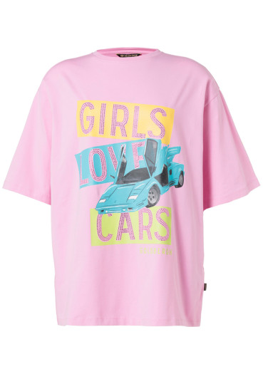 detail Goldbergh Mimo Short Sleeve Top Miami Pink