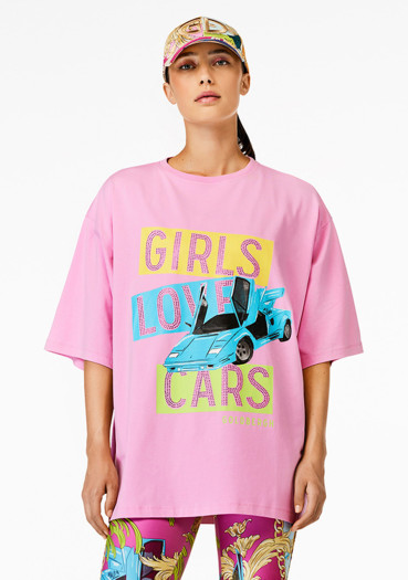 detail Goldbergh Mimo Short Sleeve Top Miami Pink