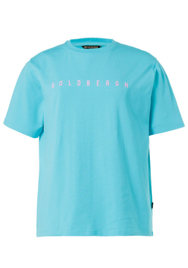 detail Goldbergh Ruth Short Sleeve Top Atlantic Blue