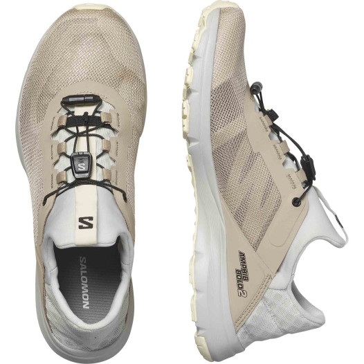 detail Women’s Salomon AMPHIB BOLD 2 W – White Pepper / Glacier Gray / Thyme Yellow