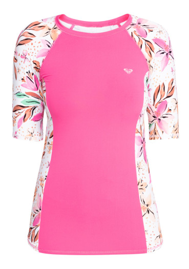 detail Roxy Erjwr03741-Wbk8 Ss Lycra Printe Sfsh Wbk8