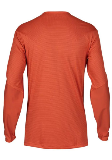 detail Men’s cycling jersey Fox Flexair Pro LS Jersey – Atomic Orange