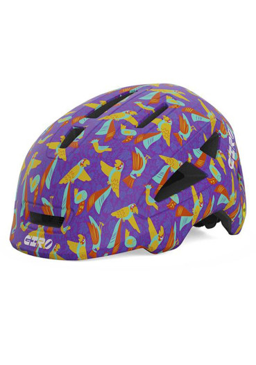 detail Children's Cycling Helmet GIRO Scamp II Mat Purple Libre