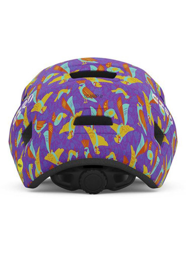 detail Children's Cycling Helmet GIRO Scamp II Mat Purple Libre