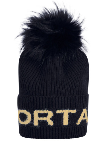 detail Dámská čepice Sportalm 1829818716 Black/Ice Gold