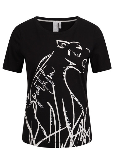 detail Women's T-shirt Sportalm 1852510666 Black