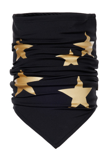 detail Goldbergh Starlight Neckwarmer Black/Gold