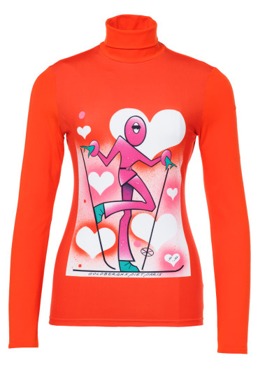 detail Goldbergh Femme Long Sleeve Tee Orange