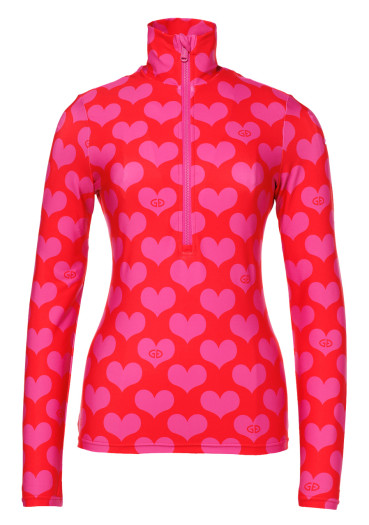 detail Goldbergh Chérie Ski Pully Flame/Pink