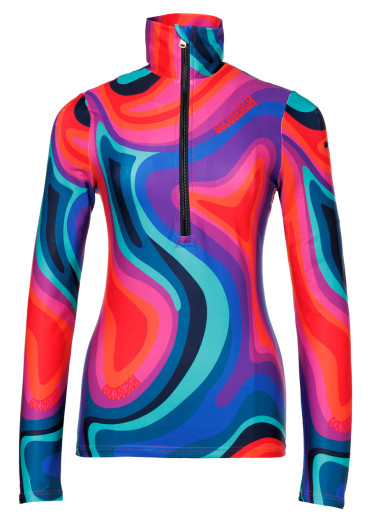 detail Goldbergh Illusion Ski Pully Absinthe Rainbow
