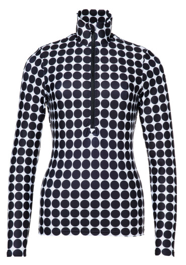 detail Goldbergh Impress Ski Pully Black Retro Dot