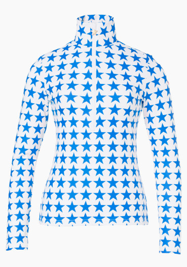 detail Goldbergh Sportif Ski Pully Dazzling Blue