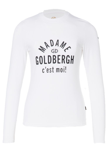 detail Goldbergh Madame Long Sleeve Tee White