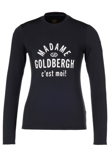 detail Women's T-shirt Goldbergh Madame Long Sleeve Tee Black