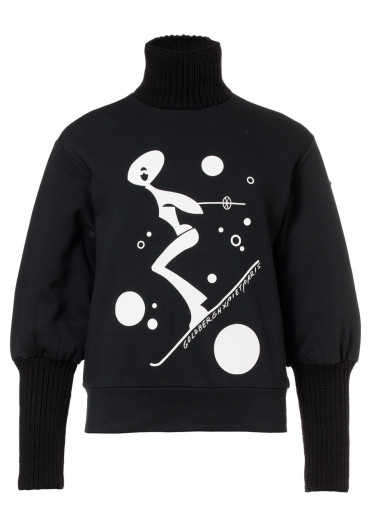 detail Women's sweatshirt Goldbergh Voyage Turtle Neck Sweater Black