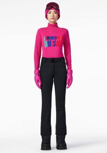 detail Women's Sweater Goldbergh Amour Long Sleeve Knit Sweater Passion Pink