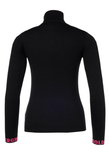 detail Women's Sweater Goldbergh Amour Long Sleeve Knit Sweater Black