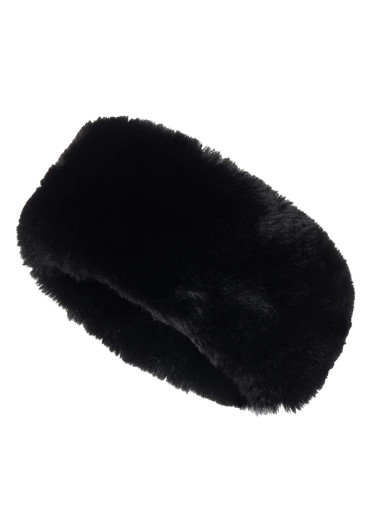 detail Goldbergh Froid Fluffy Headband Black