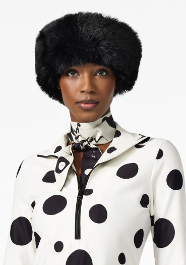 detail Goldbergh Froid Fluffy Headband Black