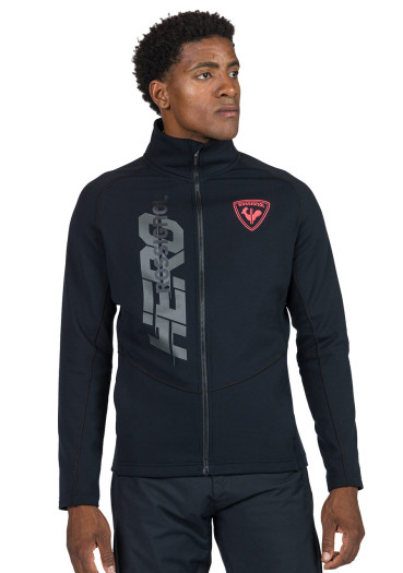 detail Pánská mikina Rossignol NEW Hero Classique Clim Full-Zip Black