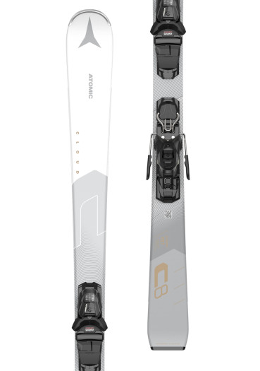 detail Atomic CLOUD C8 + M 10 GW White/Grey downhill skis