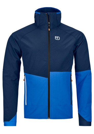 detail Pánská bunda Ortovox Punta Berrino Hooded Jacket Men's Deep Ocean