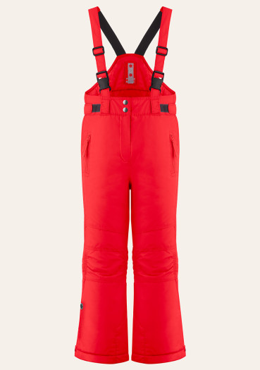 detail Dětské kalhoty Poivre Blanc W24-1022-Jrgl Ski Bib Pants Scarlet Red
