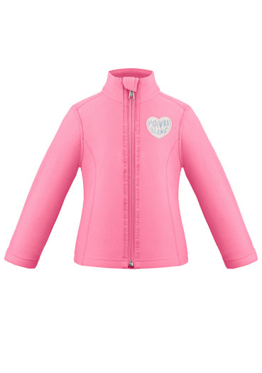 detail Kids' sweatshirt Poivre Blanc W24-1500-Bbgl Micro Fleece Jacket Orchid Pink