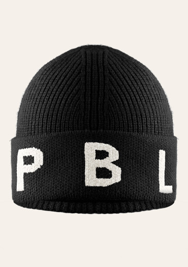 detail Dětská čepice Poivre Blanc W24-6180-Bbgl Knit Beanie Black