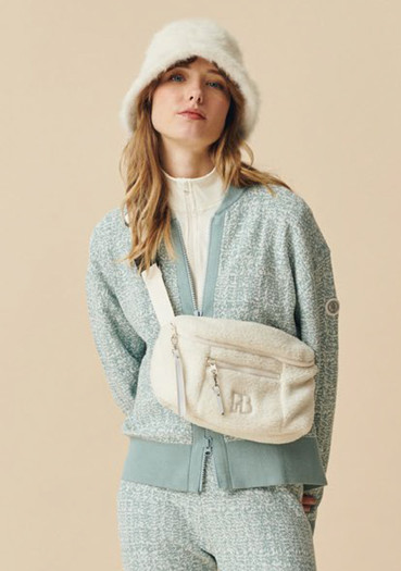 detail Women's waist bag Poivre Blanc W24-9091-Wo Neoprene Large Banana Natural White
