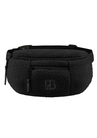 detail Women's waist bag Poivre Blanc W24-9091-Wo Neoprene Large Banana Natural Black