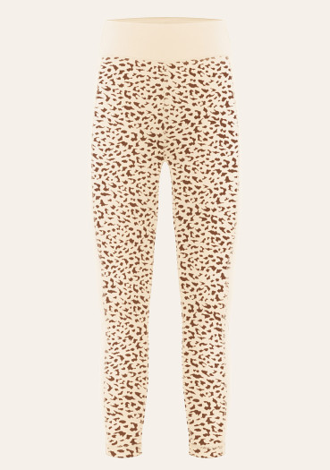 detail Dětské kalhoty Poivre Blanc W24-1920-Jrgl Base Layer Leggings Jaguar Off Brown