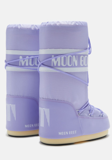 detail Women's snow boots Moon Boot Icon Nylon-E001 Lilac