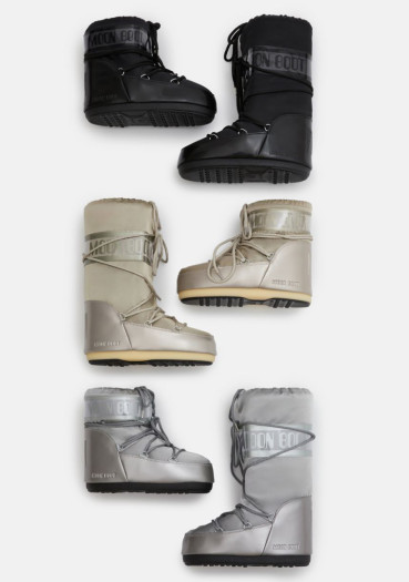 detail Women's shoes Moon Boot Icon LOW Glance-B003 Platinum