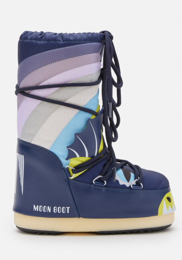 detail Dětské boty Moon Boot Icon Dragon-JR-FV21 Blue/Multicolor