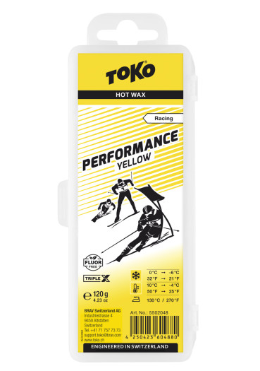 detail Toko Triplex Perform. 120g žlutý parafín