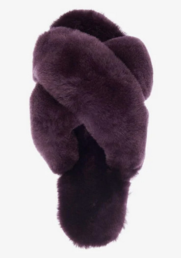detail Women's slippers EMU Australia Mayberry Plum