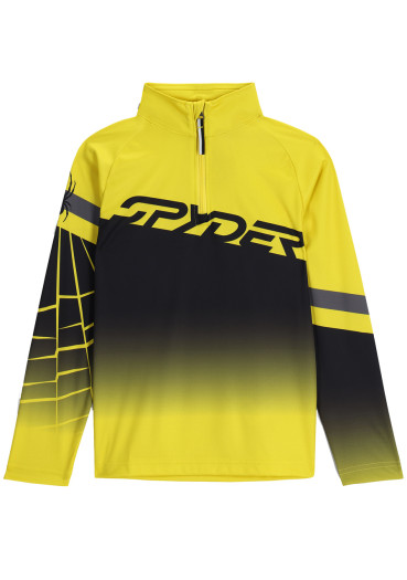 detail Dětský rolák Spyder Boy Incline 1/2 Zip - Acid Yellow
