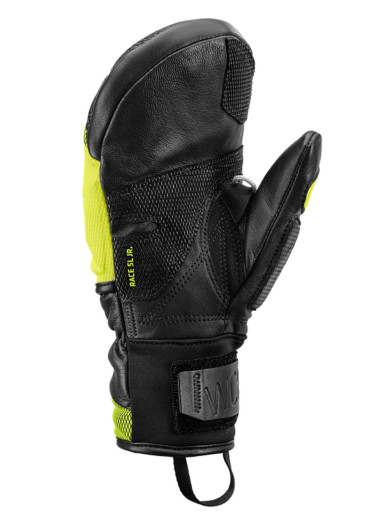 detail Leki WCR Venom 3D Junior Mitt black-ice lemon