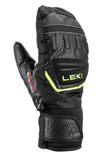 detail Leki WCR Team 3D Junior Mitt black-ice lemon