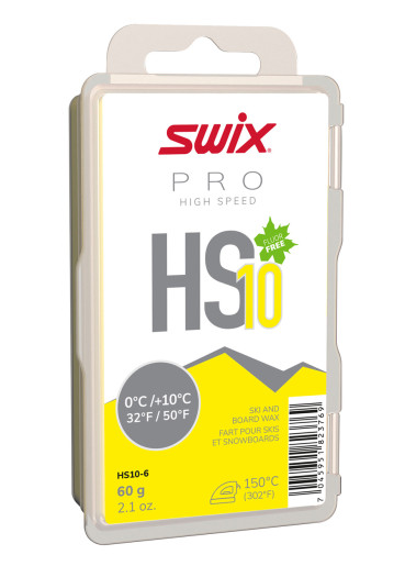 detail Swix HS10-6 High Speed,žlutý,0/+10°C,60g
